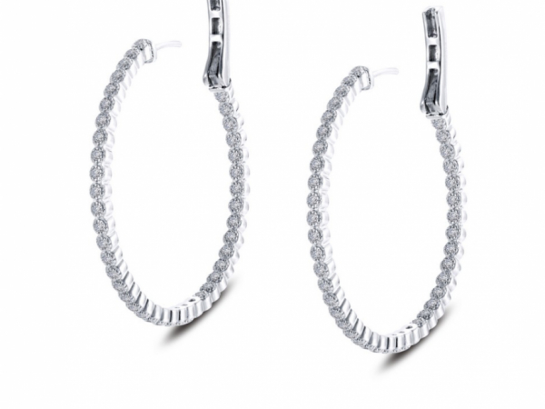 Sterling Silver Earrings by Lafonn Jewelry